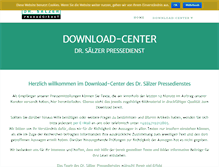 Tablet Screenshot of drsaelzer-pressedienst.de